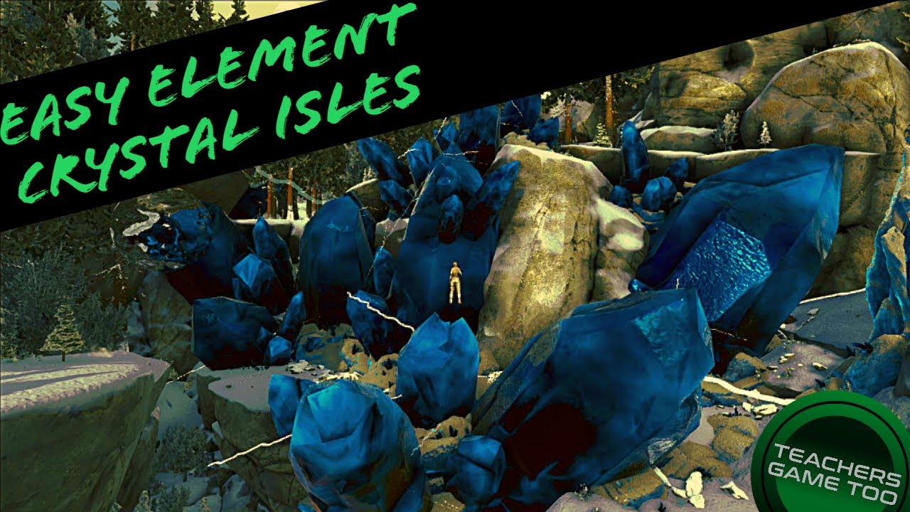 CRYSTAL ISLES ELEMENT HARVESTING!!! HOW TO GET LOADS OF ELEMENT FAST!