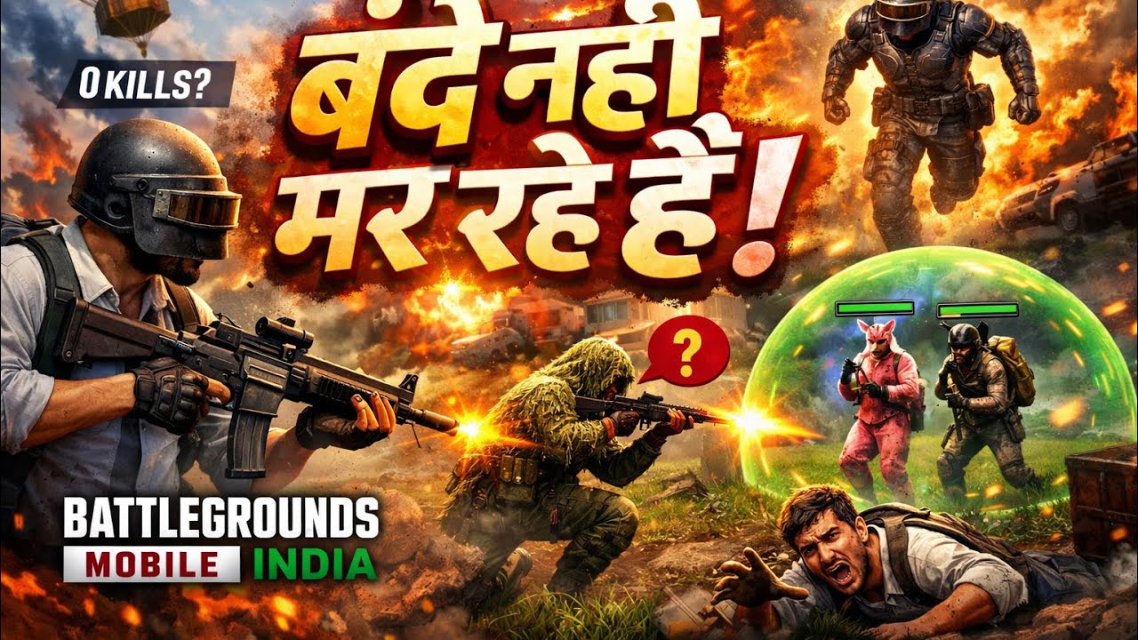 “100 Bullets Maari… Phir Bhi Knock Nahi! BGMI WTF Moment”