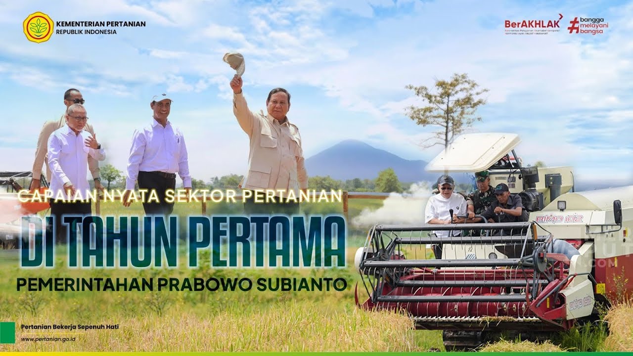 Capaian Nyata Sektor Pertanian di Tahun Pertama Pemerintahan Presiden Prabowo Subianto
