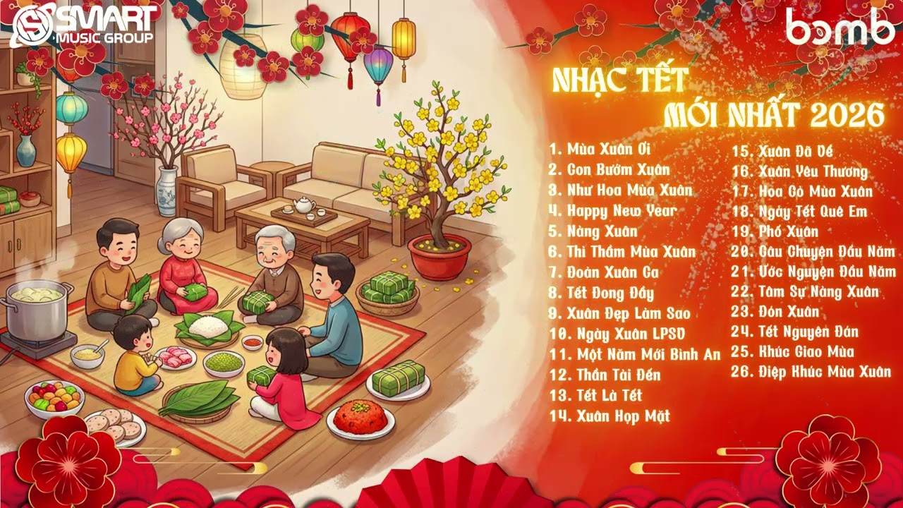 Mở Lên Là Có Tết 🎉 Playlist Nhạc Tết Remix EDM 2026 | Dọn Nhà Đón Xuân, Lái Xe Nghe Cả Ngày
