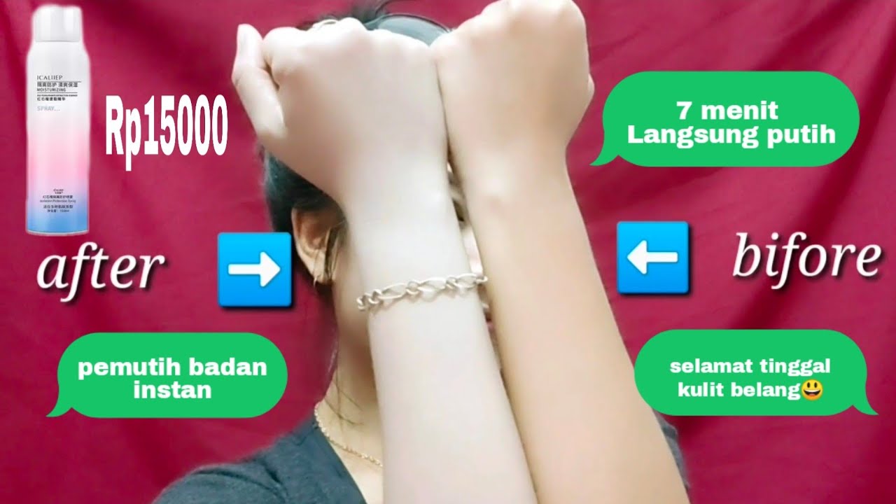 Pemutih BADAN instan HANYA DENGAN 7 MENIT SAJA 