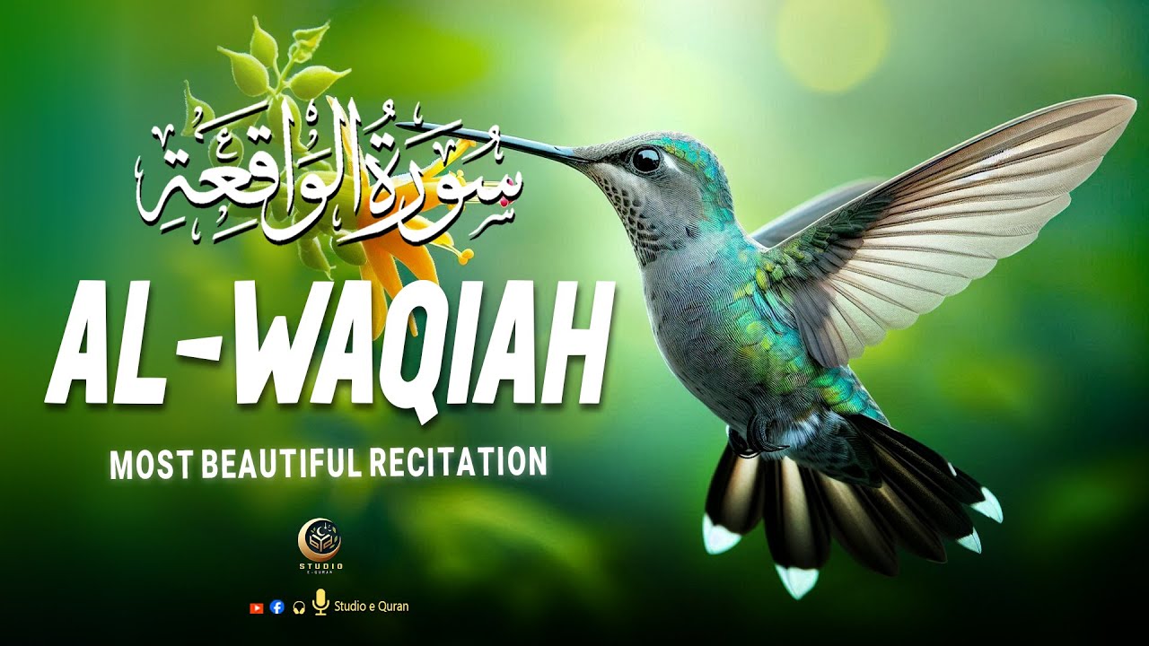 Surah Al Waqiah - سورة الواقعة Relaxing Recitation for Peace, Serenity & Unwinding- Zain Abu Kautsar
