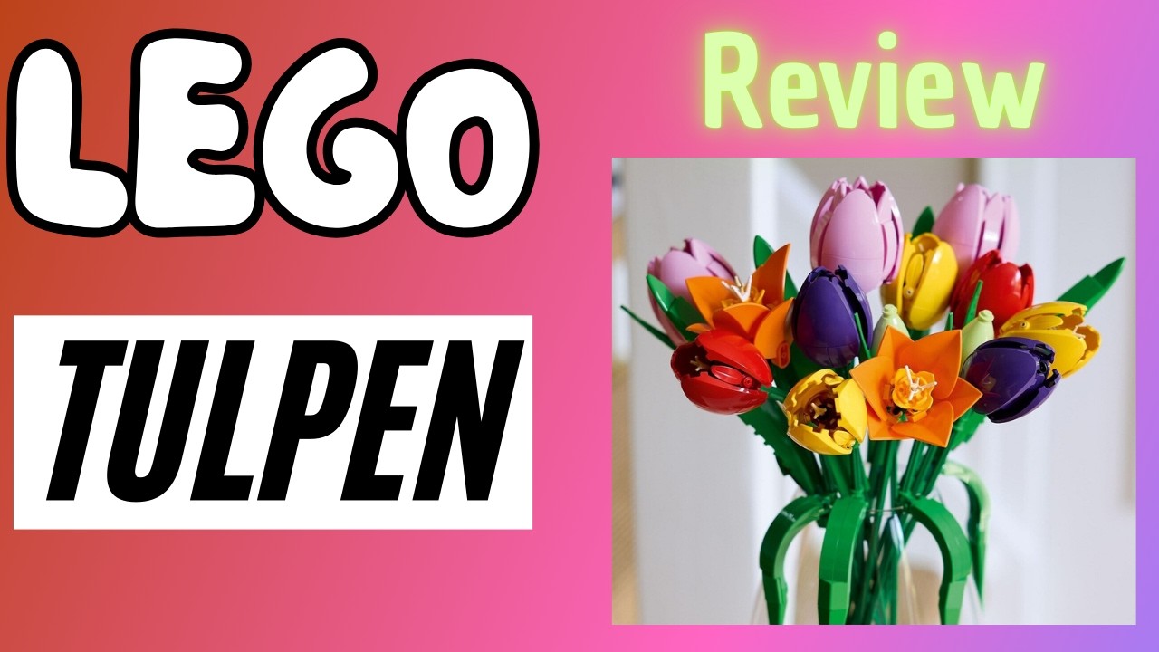 Lego Botanicals Tulpen Review: das perfekte Valentinstags Geschenk!!! Mein erstes Lego-Set!!!