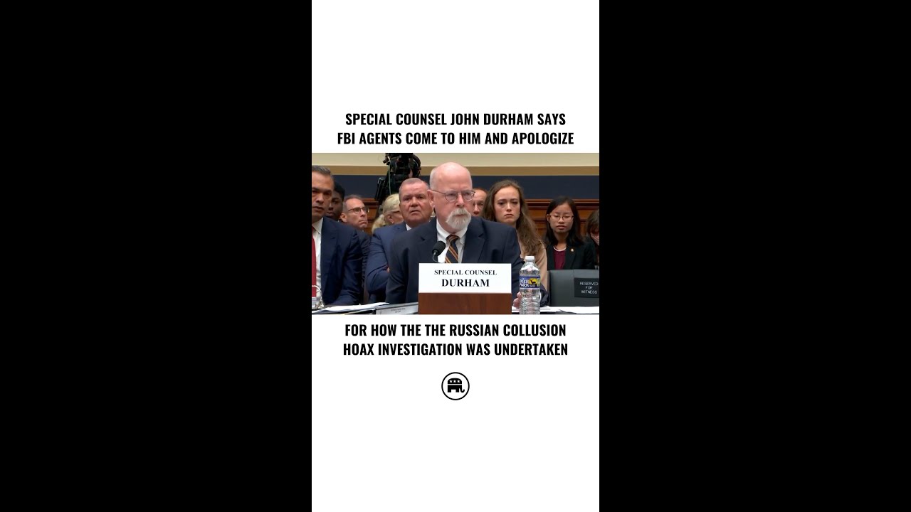 The FBI acted improperly, says John Durham