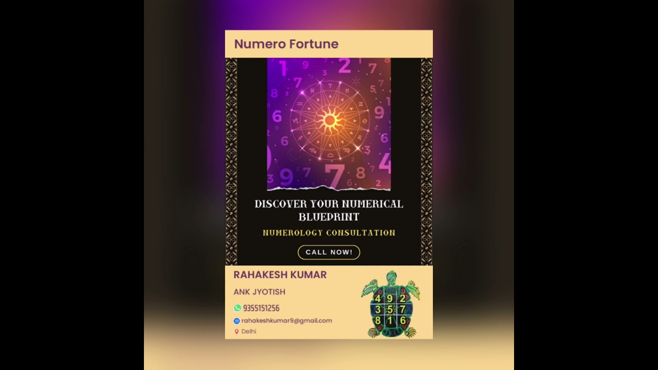 Mobile Numerology online consultation only...