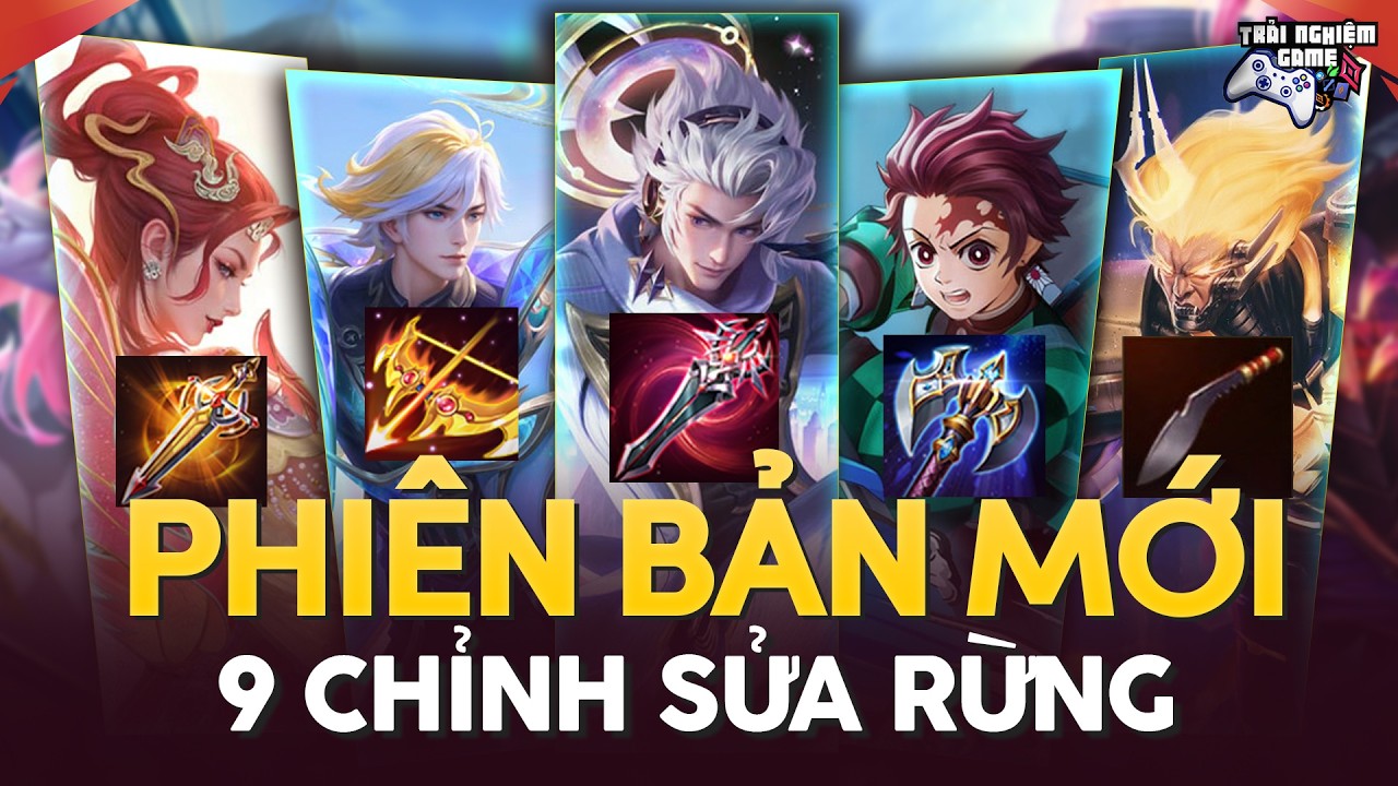 Liên Quân: 9 Thay Đổi Đồ Rừng Xoay Chuyển Meta Mới - Xem Kẻo Tối Cổ !
