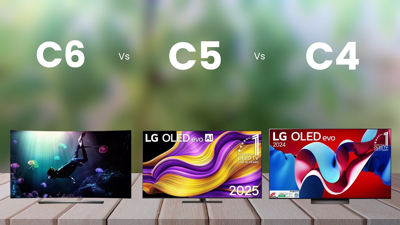 LG C6, LG C5 и LG C4 🔥 Сравнение OLED-телевизоров