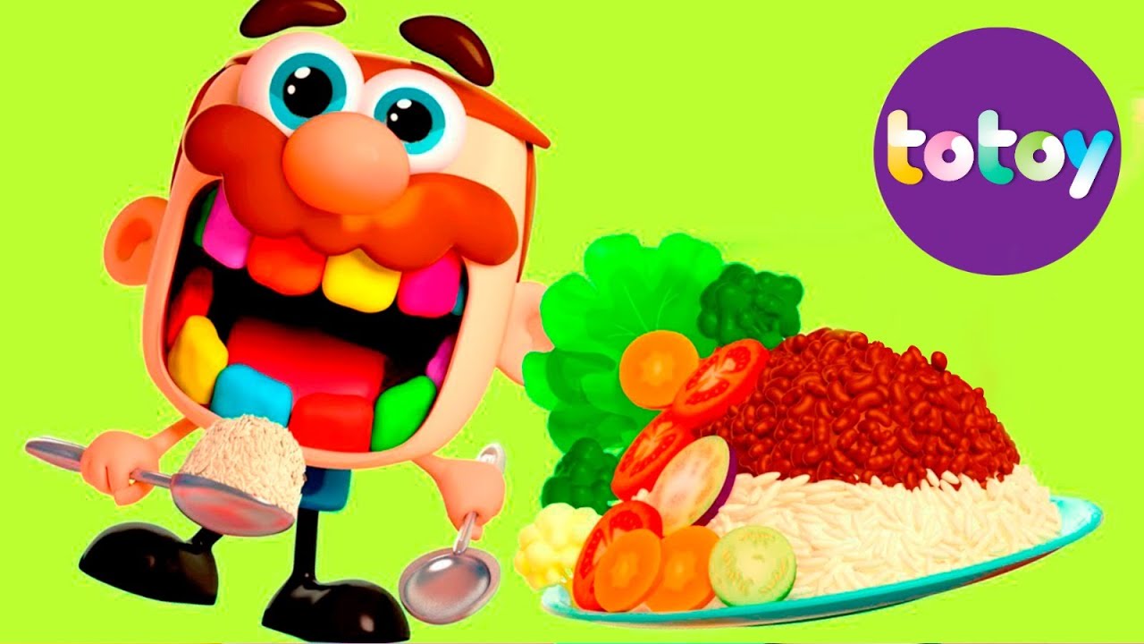 Música Infantil - José Totoy Música Arroz e Feijão!!! Em Português