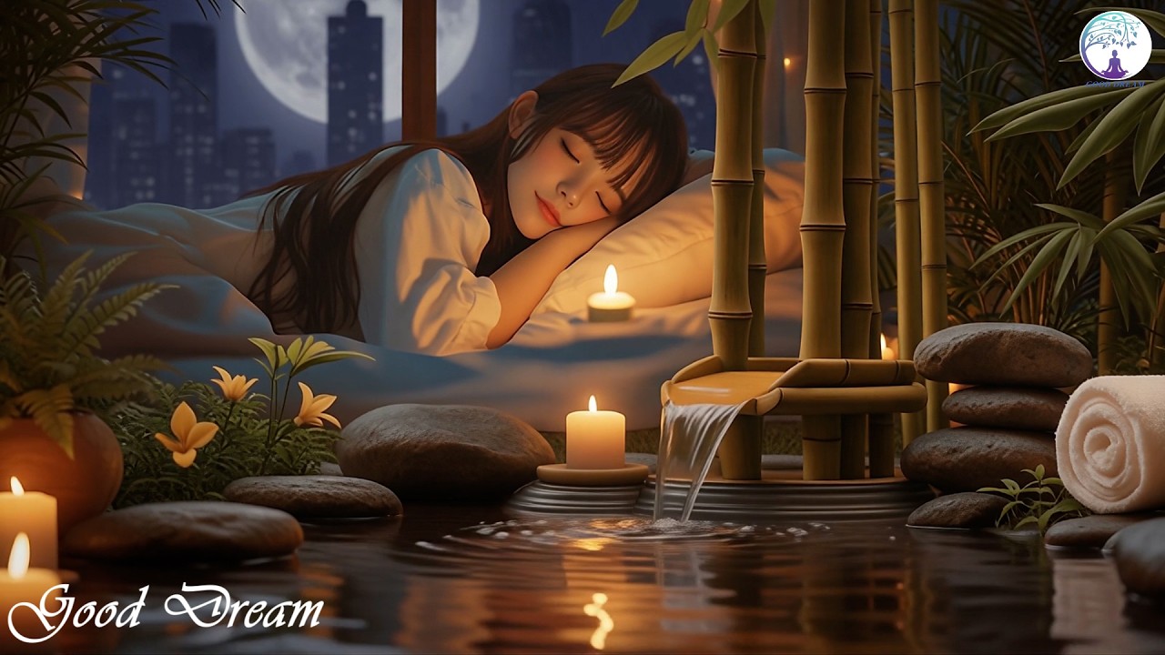 Relaxing Japanese Spa Garden 🌿 Calm Mind & Better Sleep