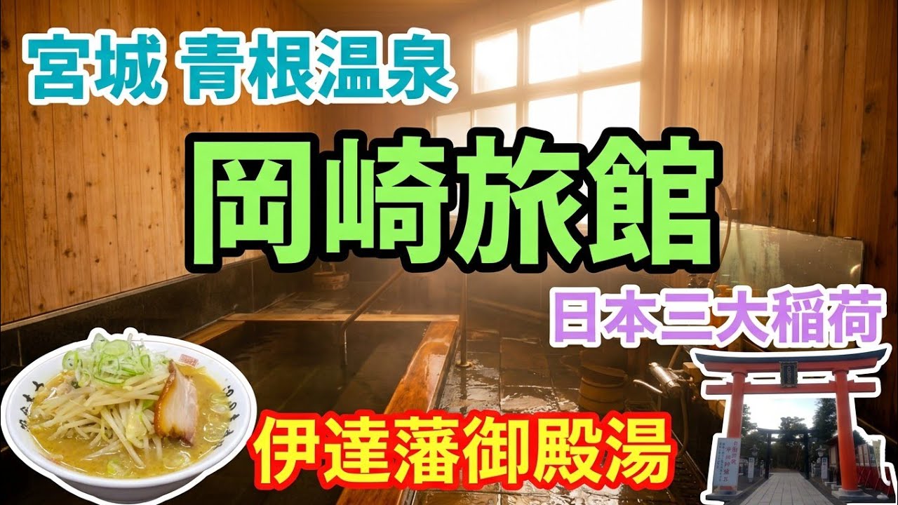 【青根温泉】湯と祈りの静かな旅｜伊達藩御殿湯と日本三大稲荷竹駒神社参拝