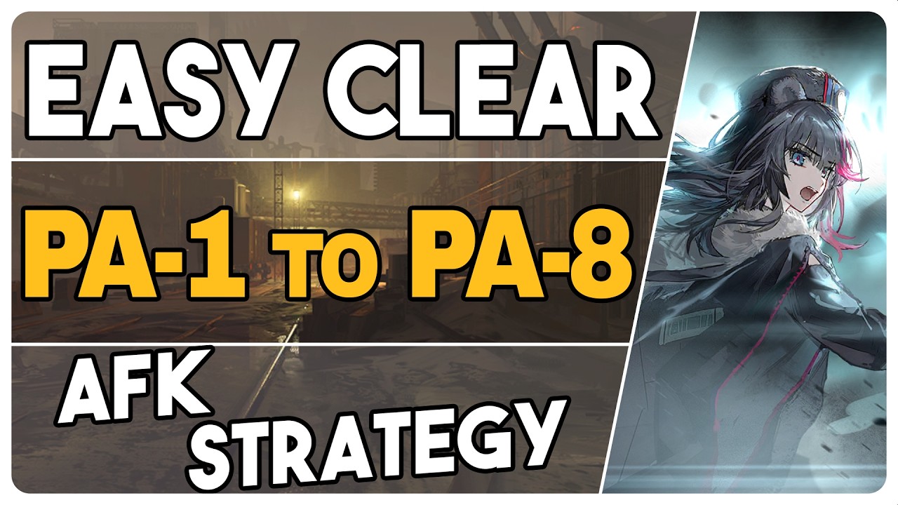 All PA Stages | PA-1 to PA-8 | AFK Easy Strategy | People, A People【Arknights - アークナイツ】