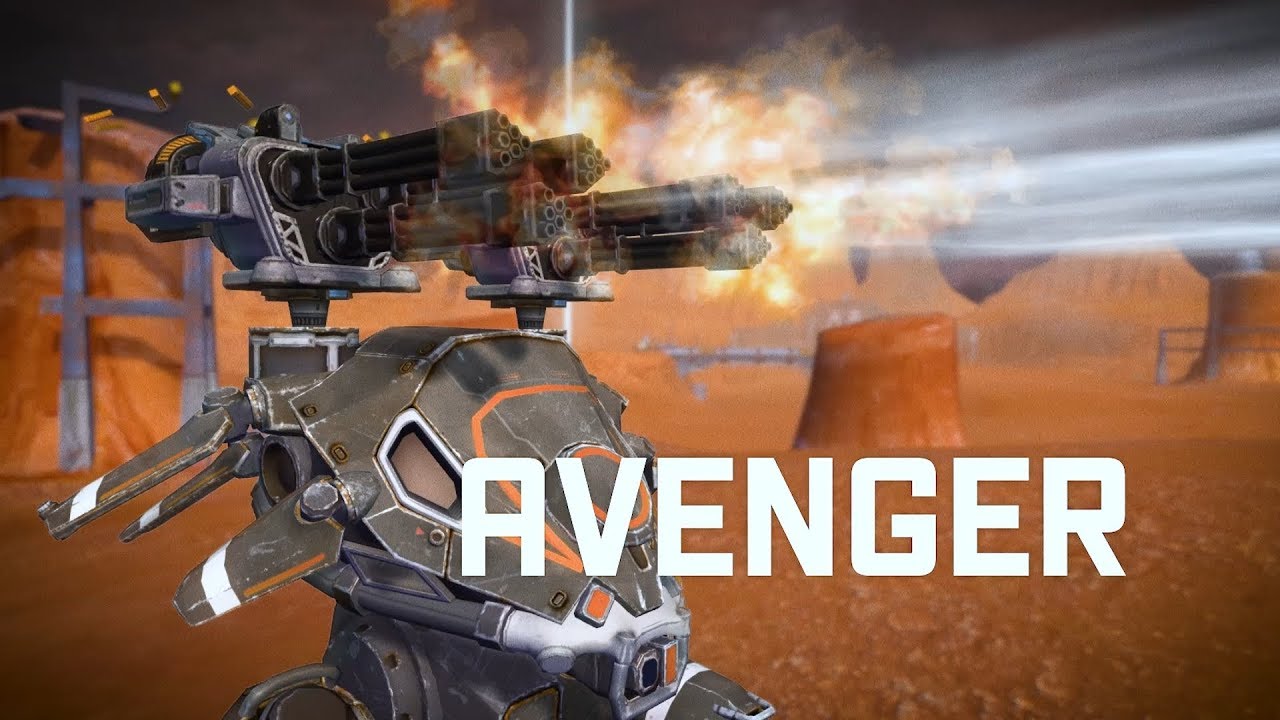 War Robots AVENGER 🔥 punish them heavily | WR NEW WEAPON update 4.0
