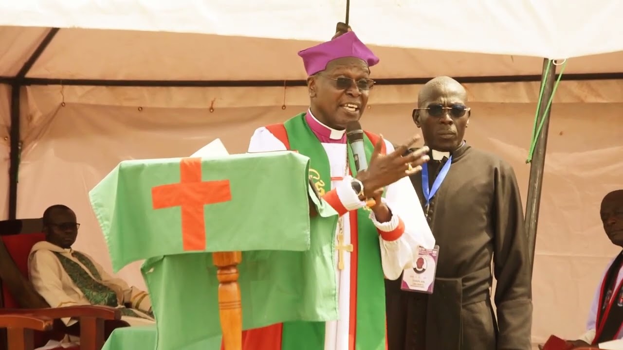 BISHOP OF NORTHERN UGANDA DIOCESE VISITED OKETKWEE C.O.U PARISH LIRA NORTH ARCHDECONARY LANGO DIOCES