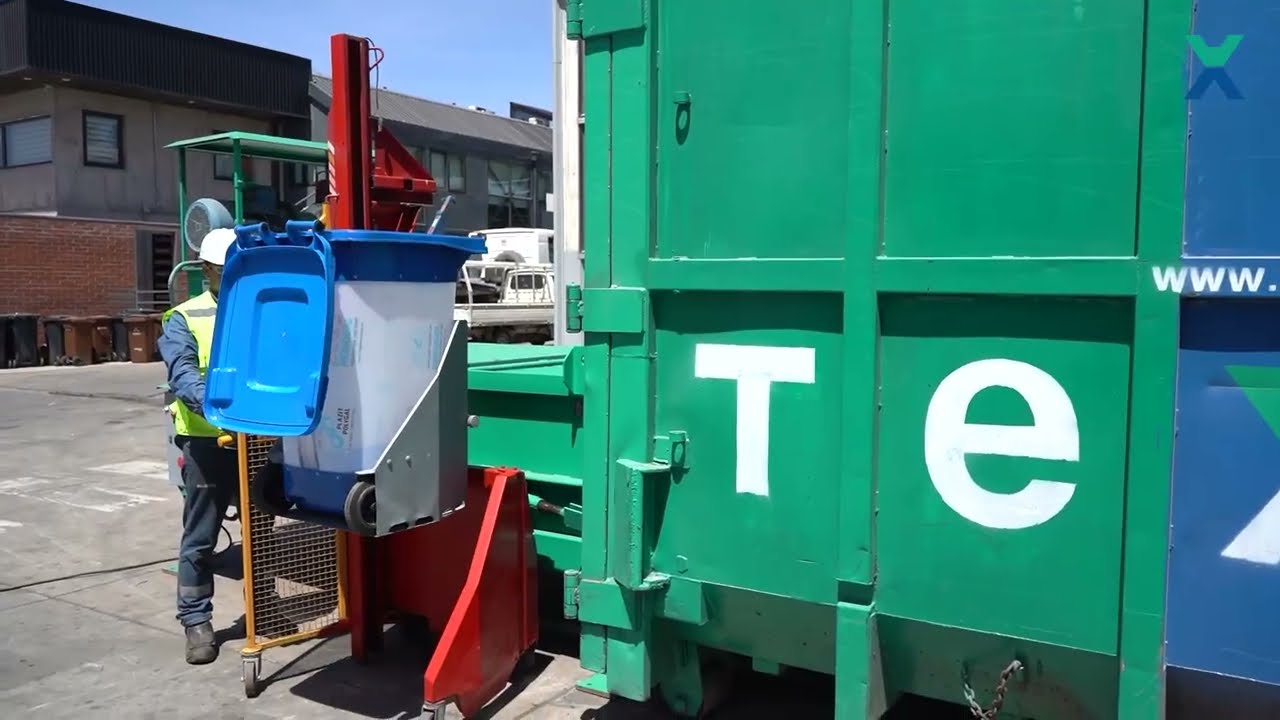 Compactador Estacionario de Residuos: Reducción a Gran Escala