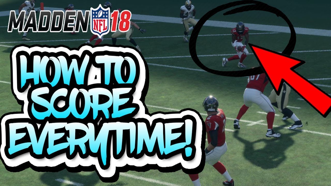 MADDEN 18 HOW TO SCORE EVERY TIME IN THE REDZONE! GLITCHY LOW BALL MONEY PLAY IN THE REDZONE!