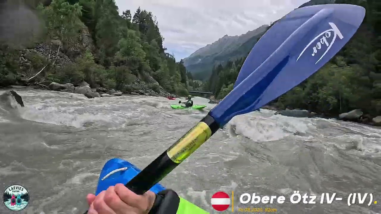 Kayak | Ötz – Obere Strecke | 16.08.2025 | Wasserstand: 82 m³/s | Wildwasser-Action in Tirol