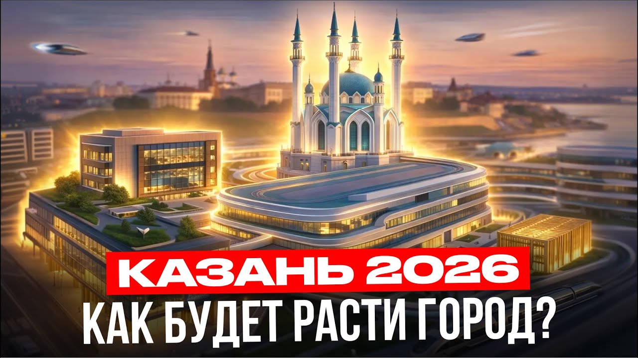 ОТКРЫТИЯ 2026 в Казани | НОВЫЕ МЕГАПРОЕКТЫ: кольцевая, научный центр и медиацентр