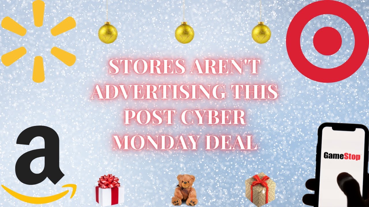 Stores Aren't Advertising This Post Cyber Monday 2021 Deal