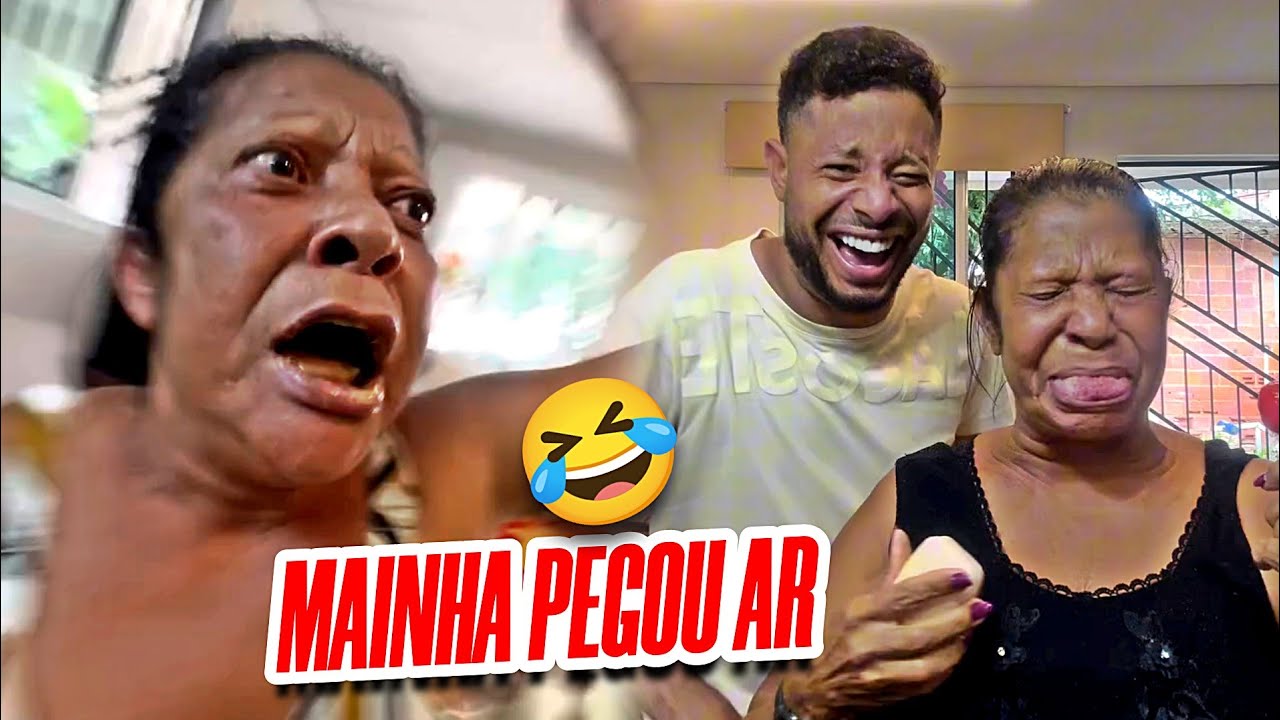 TENTE NÃO RIR 😂😂😂 MAINHA PEGOU AR COM JÚLIO TAVARES KKK ESSES DOIS É SÓ RESENHA 