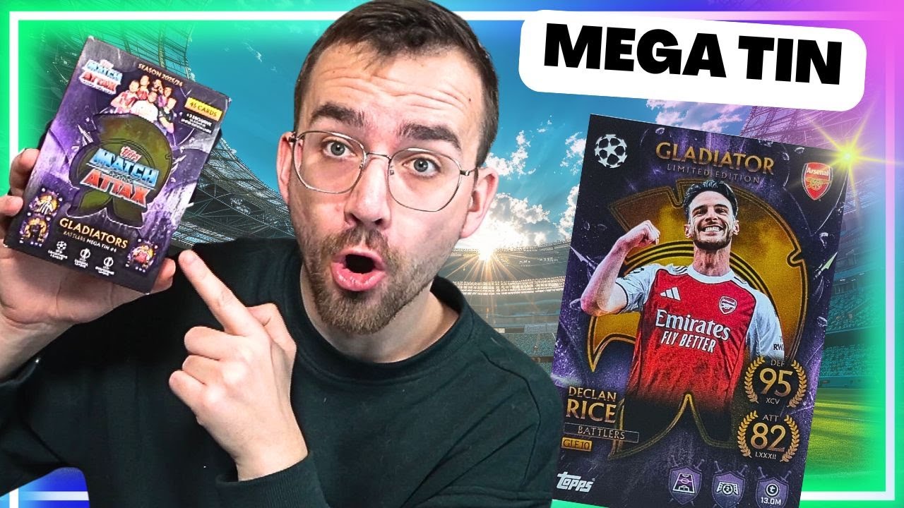 MEGA TIN GLADIATOR 3 😱🔥 TOPPS MATCH ATTAX CHAMPIONS LEAGUE 2025/26