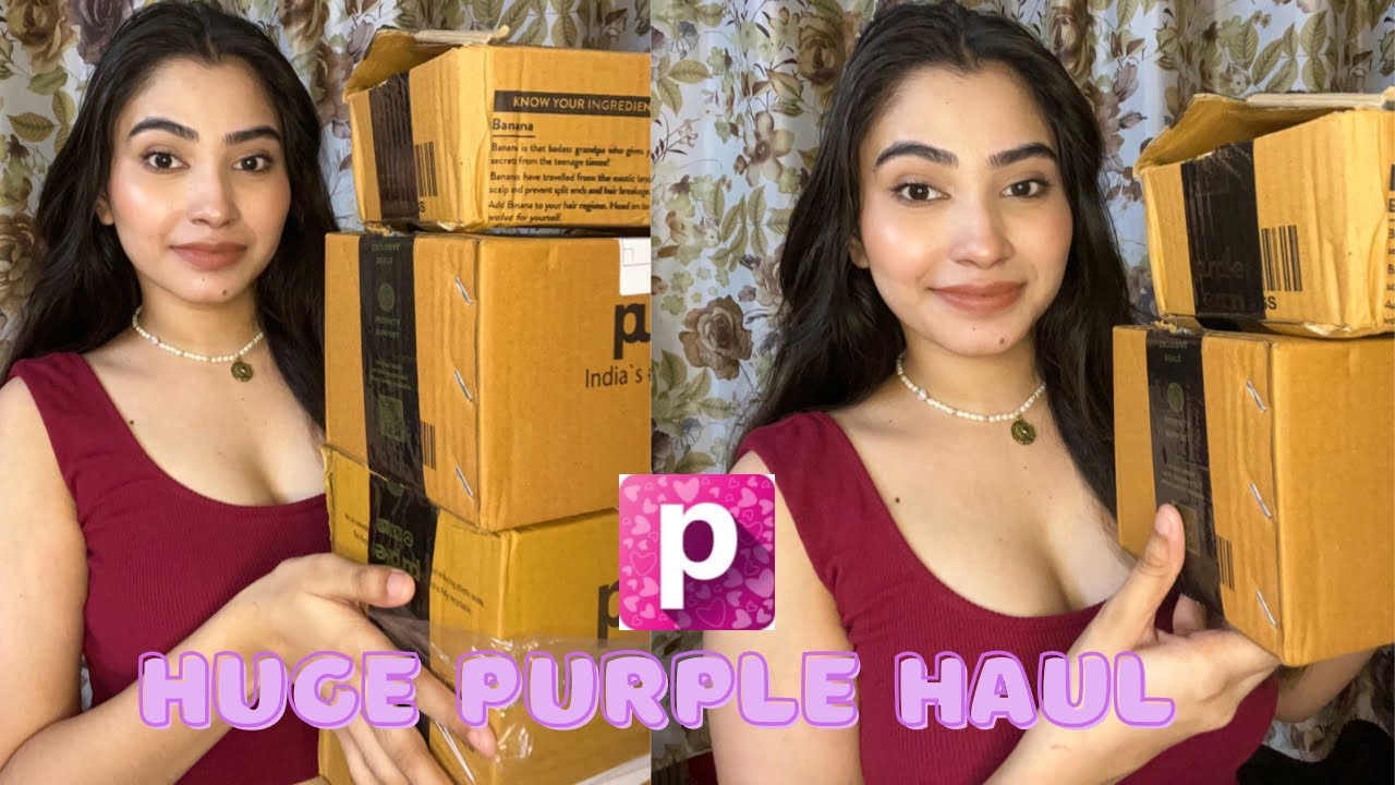 Huge *PURPLE * Makeup Haul || ft - NYBAE New Launches. #purplehaul #makeupnewlaunches2022