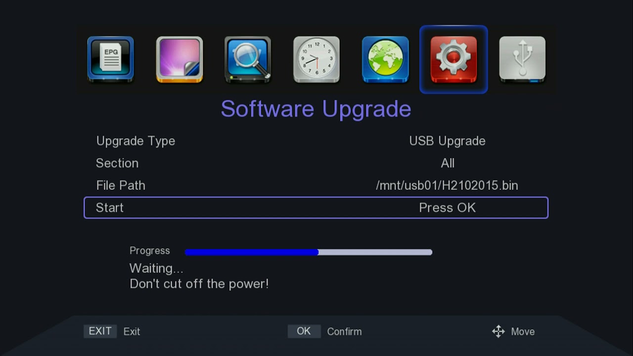 dvb t2 update