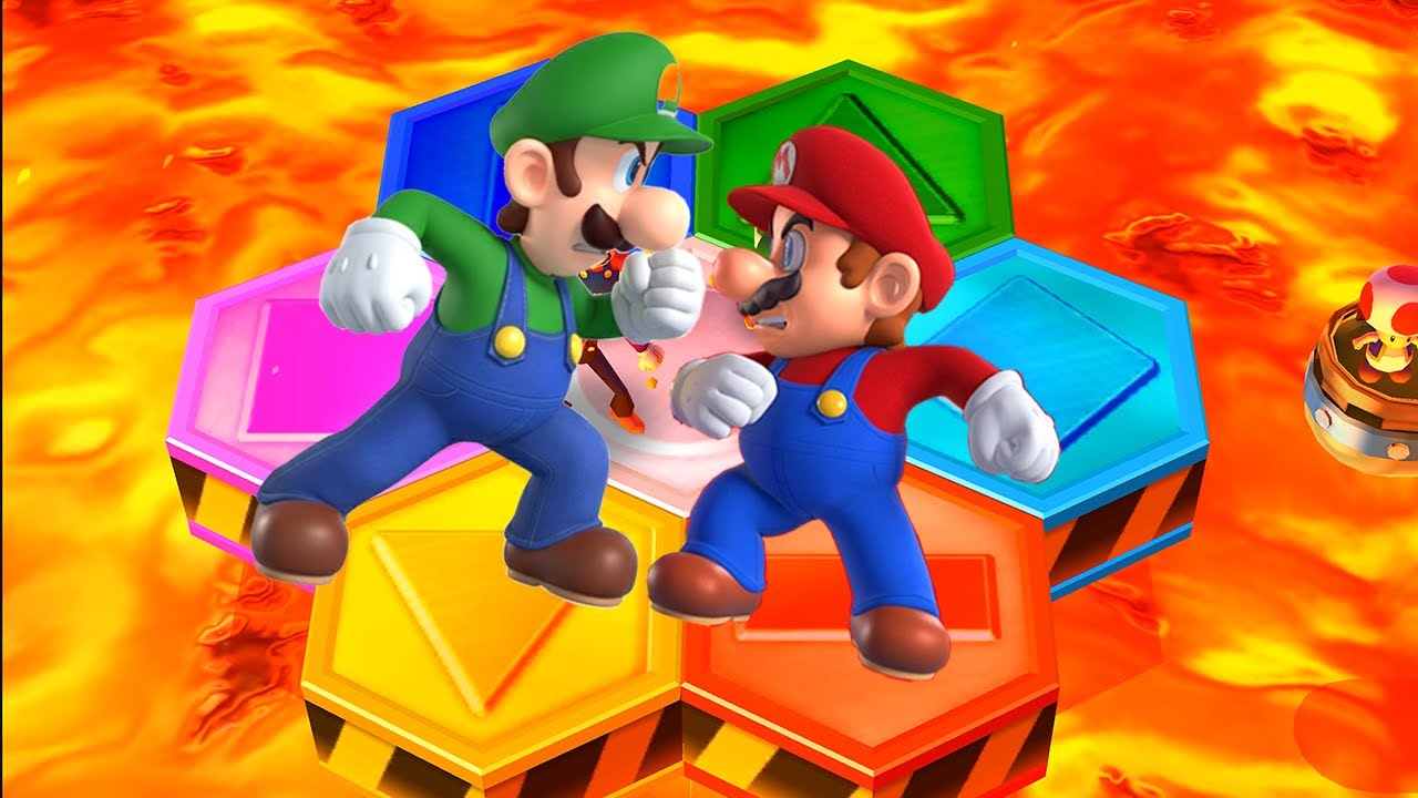 Mario Party 3DS - Lucky or Unlucky - Mario vs Daisy vs Luigi vs Yoshi