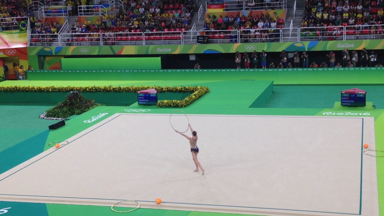 Melitina Staniouta (BLR) Hoop AA - Rio Olympic Games 2016. Rhythmic Gymnastics