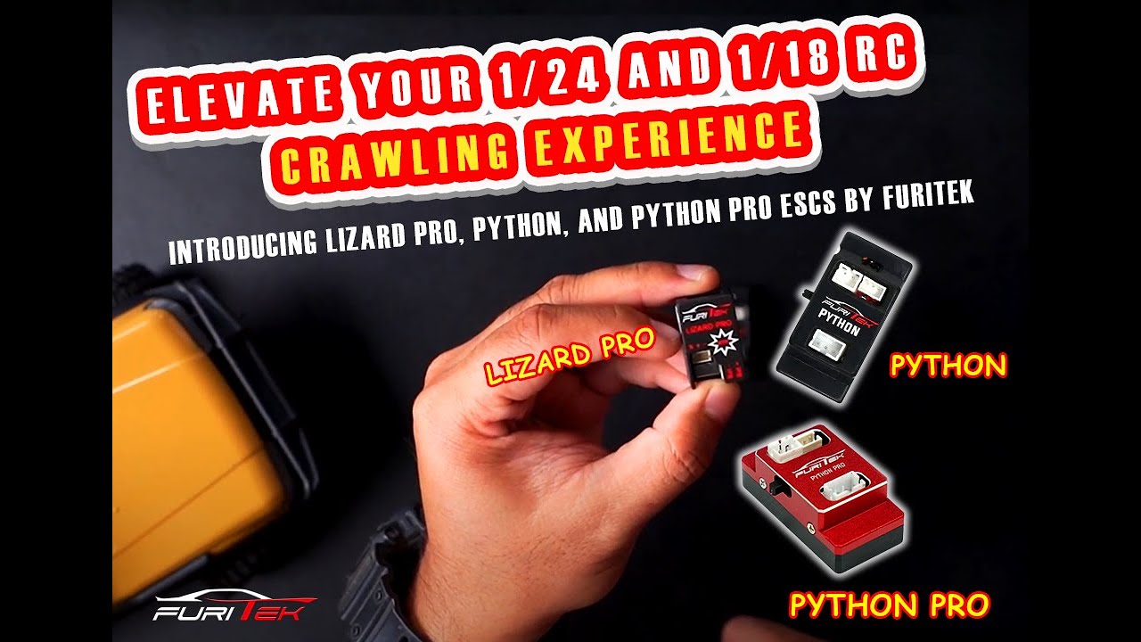 Furitek Introduces its 2024 Range of ESC Solutions: BRUSHED/BRUSHLESS for 1/18 and 1/24 RC Crawler