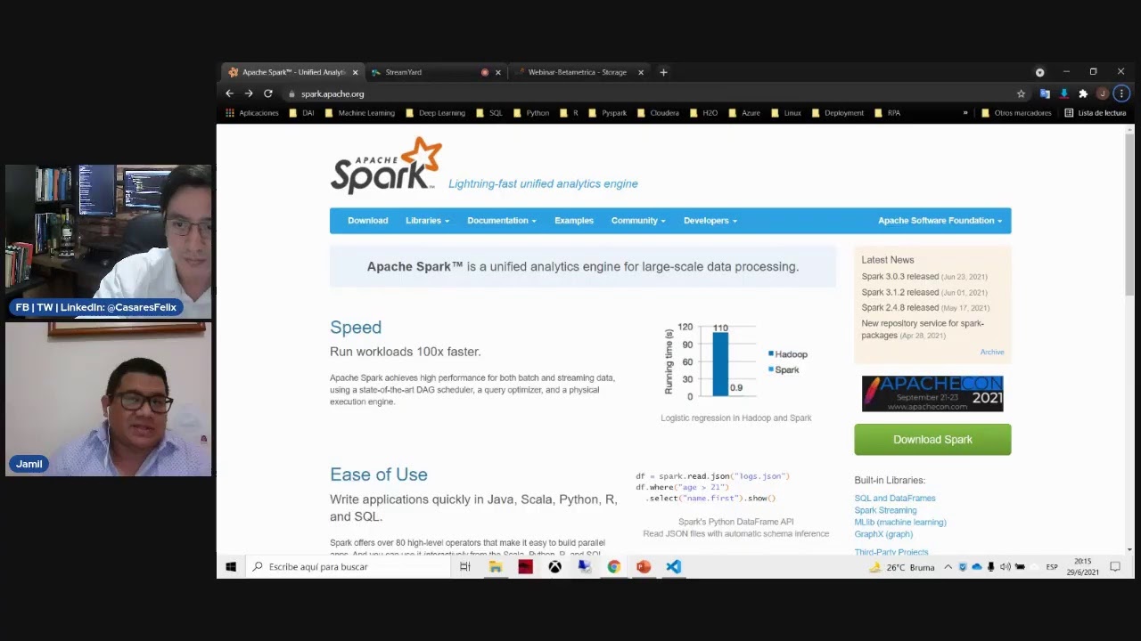 Manejo de bases de datos con Spark y Python