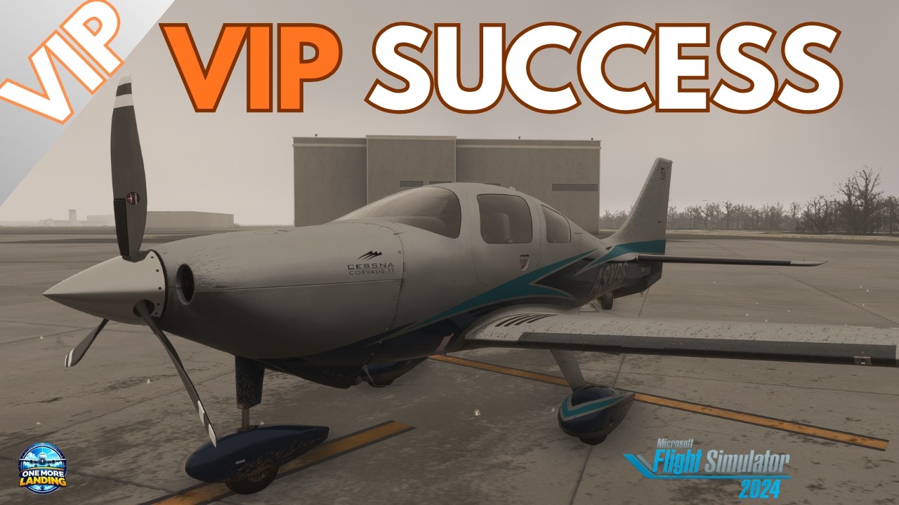 A SMOOTH VIP Charter Flight in the Corvalis TT | MSFS 2024 Career Mode