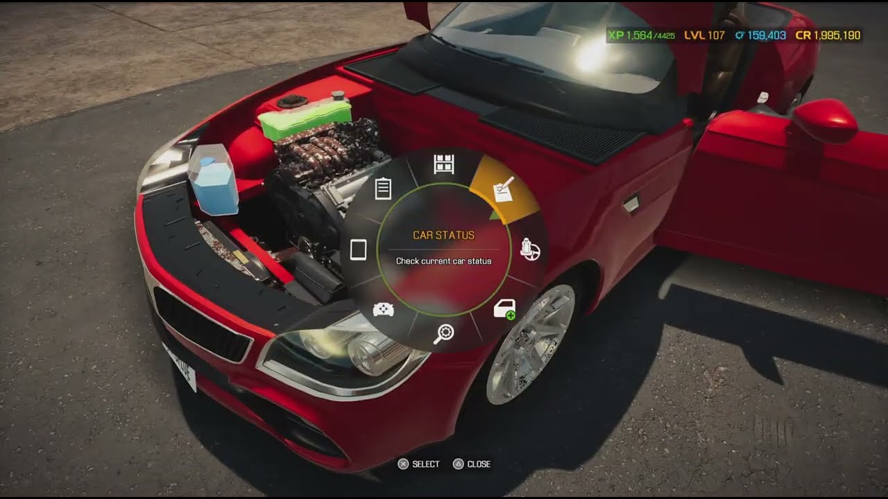 Car mechanic Simulator 2021 repairing a car and trying to get it to run as cheap as possible