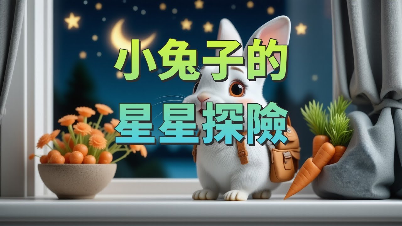 兒童睡前故事：小兔子的星星探險；Children's bedtime story: Little Bunny's Star Adventure
