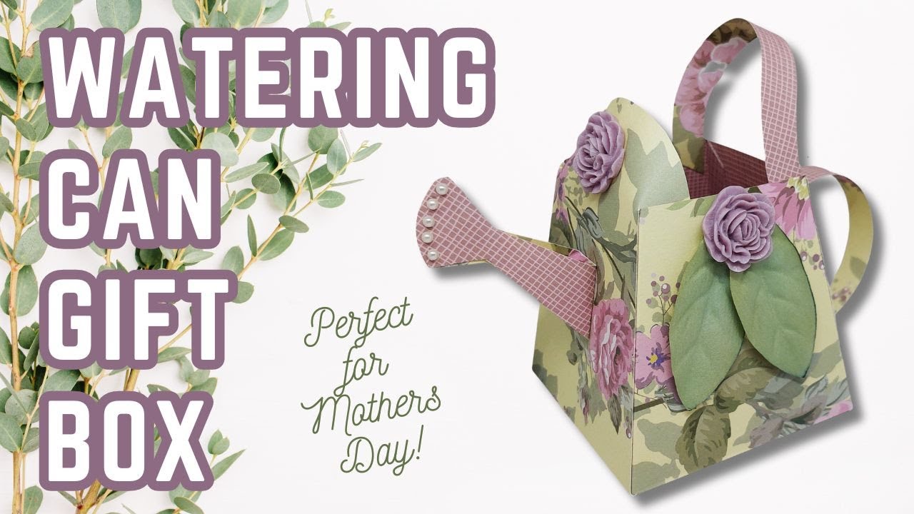 Mother's Day Watering Can Gift Box