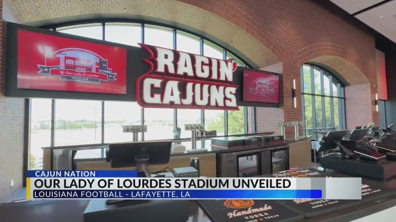 Ragin Cajuns unveils new Our Lady of Lourdes Stadium