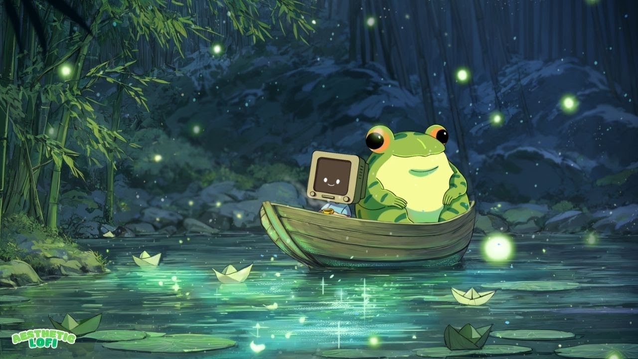 floating quietly together🌙 find inner peace with relaxing melodies [chill lo-fi hip hop beats]