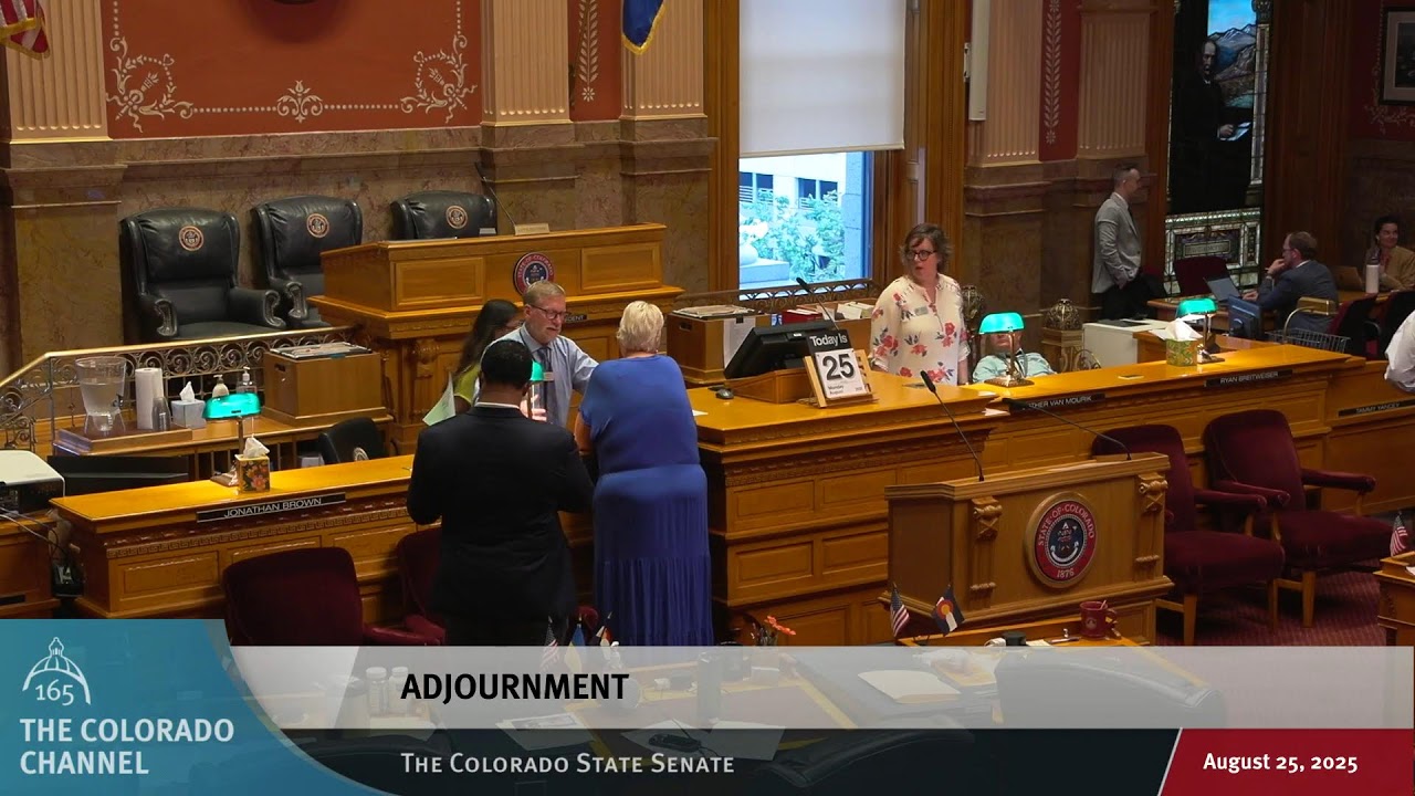 Colorado Senate 2025 1st Extraordinary Session Day 05
