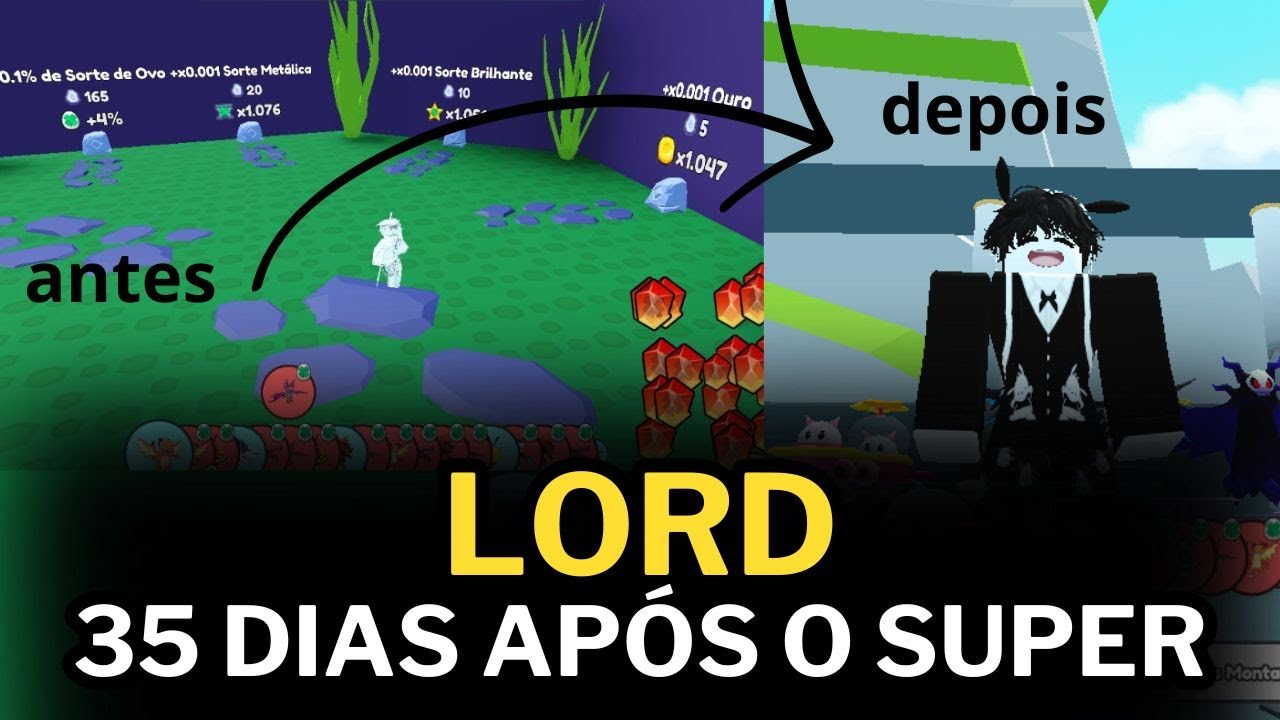 2º super renascimento - 35 DIAS depois-  Conta do Lord