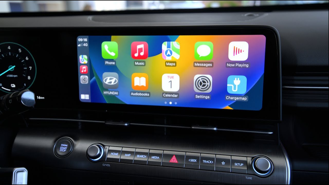 How to connect Apple CarPlay to Hyundai Kona Multimedia System 2024