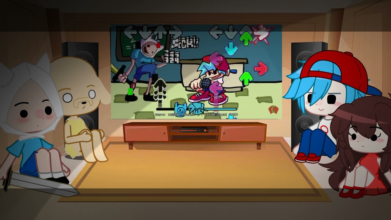Friday Night Funk' - VS Finn(mod)//gacha club reaction//