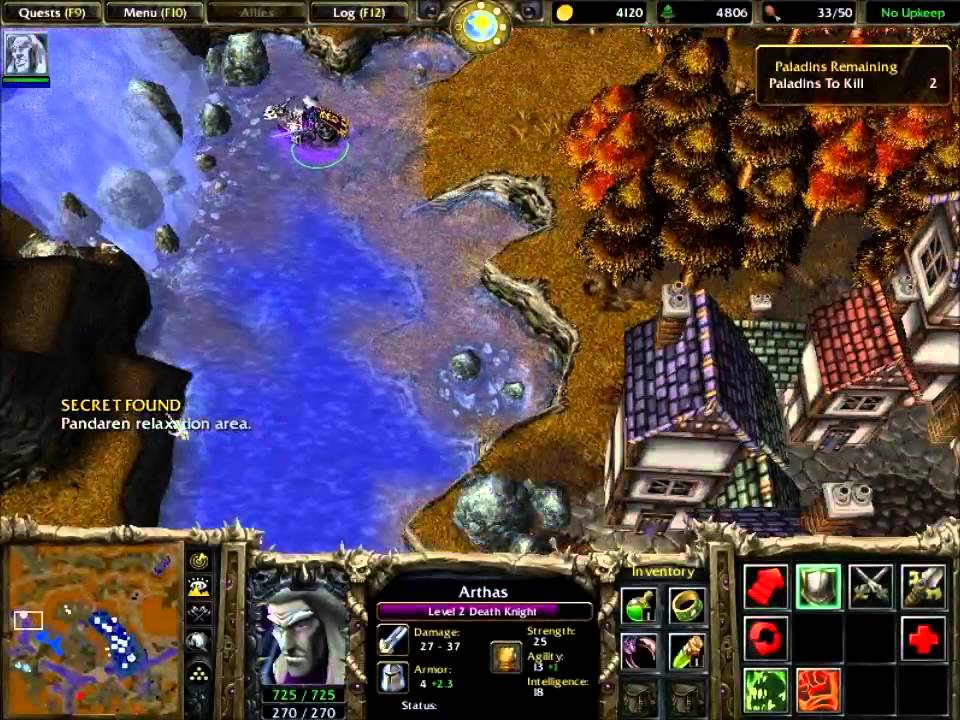 6 секретных вещей и мест в WarCraft 3 Regin of Chaos