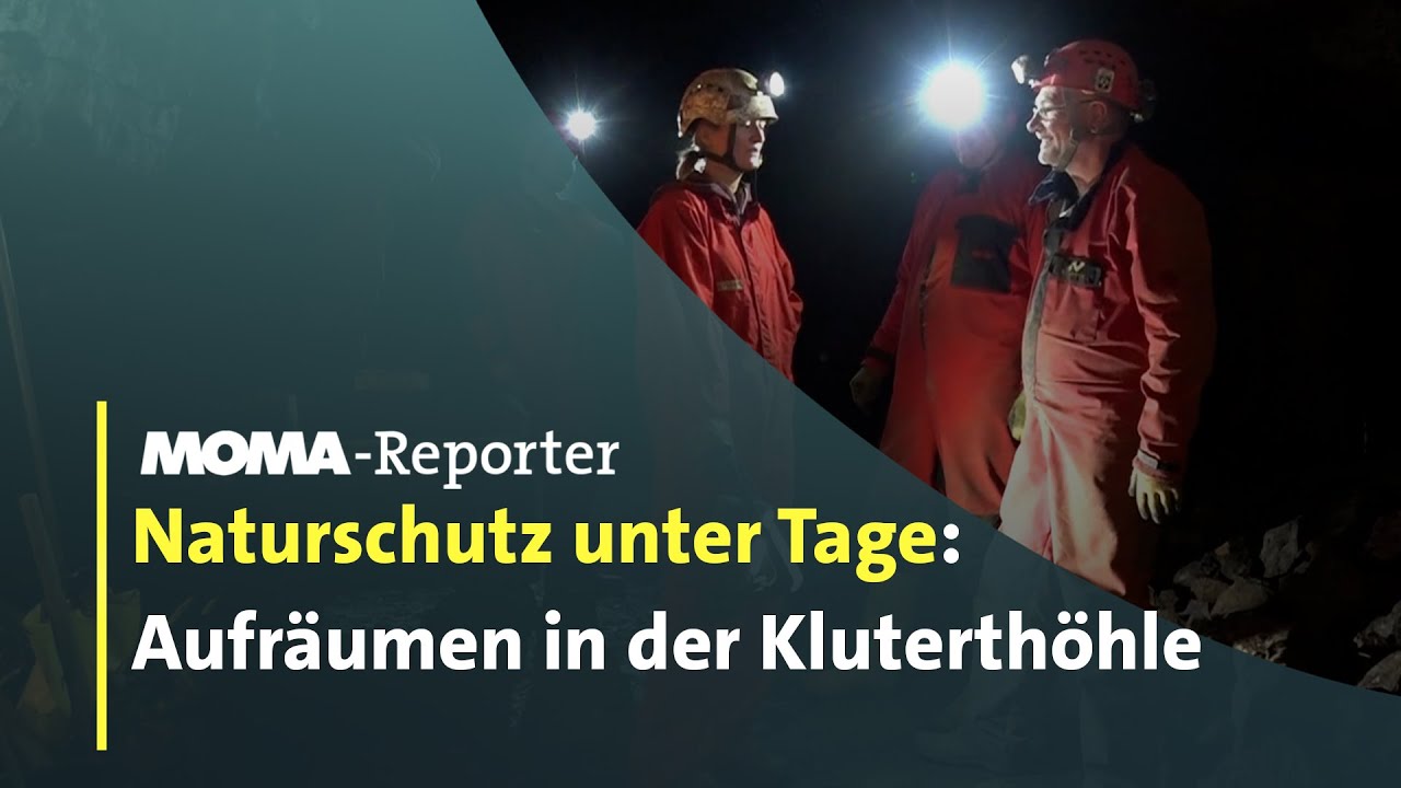 Aufräumen in der Kluterthöhle | ARD Morgenmagazin