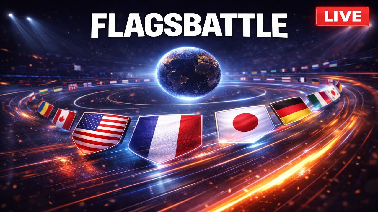 🔴 LIVE: High-Speed Flag Race ⚡ | Monday Momentum Challenge | 03.02.2026 &mdash; FLAGSBATTLE