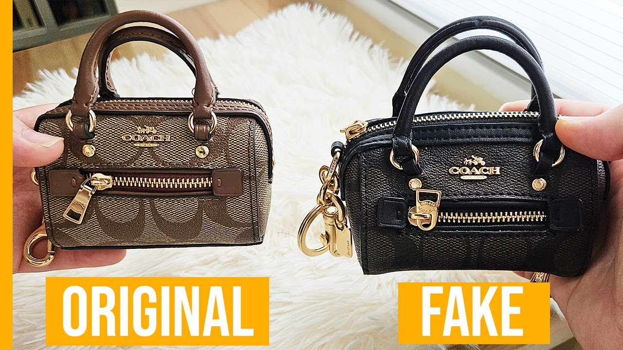 Real vs. Fake Coach Rowan Mini Bag Charm: Ultimate Comparison & How to Spot a Fake!