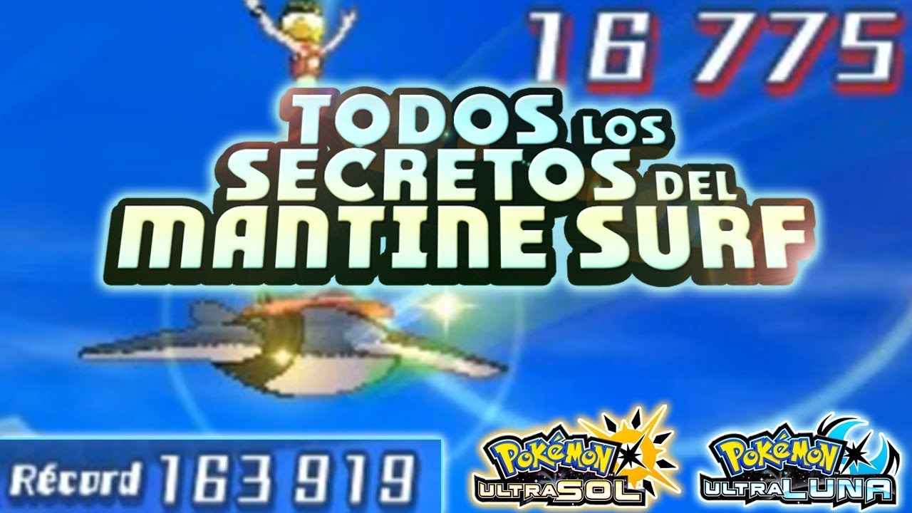 BATE TUS RÉCORDS EN EL SURFEO MANTINE! TODOS LOS SECRETOS PARA SUPERAR LOS 140.000 PUNTOS! | POKÉMON