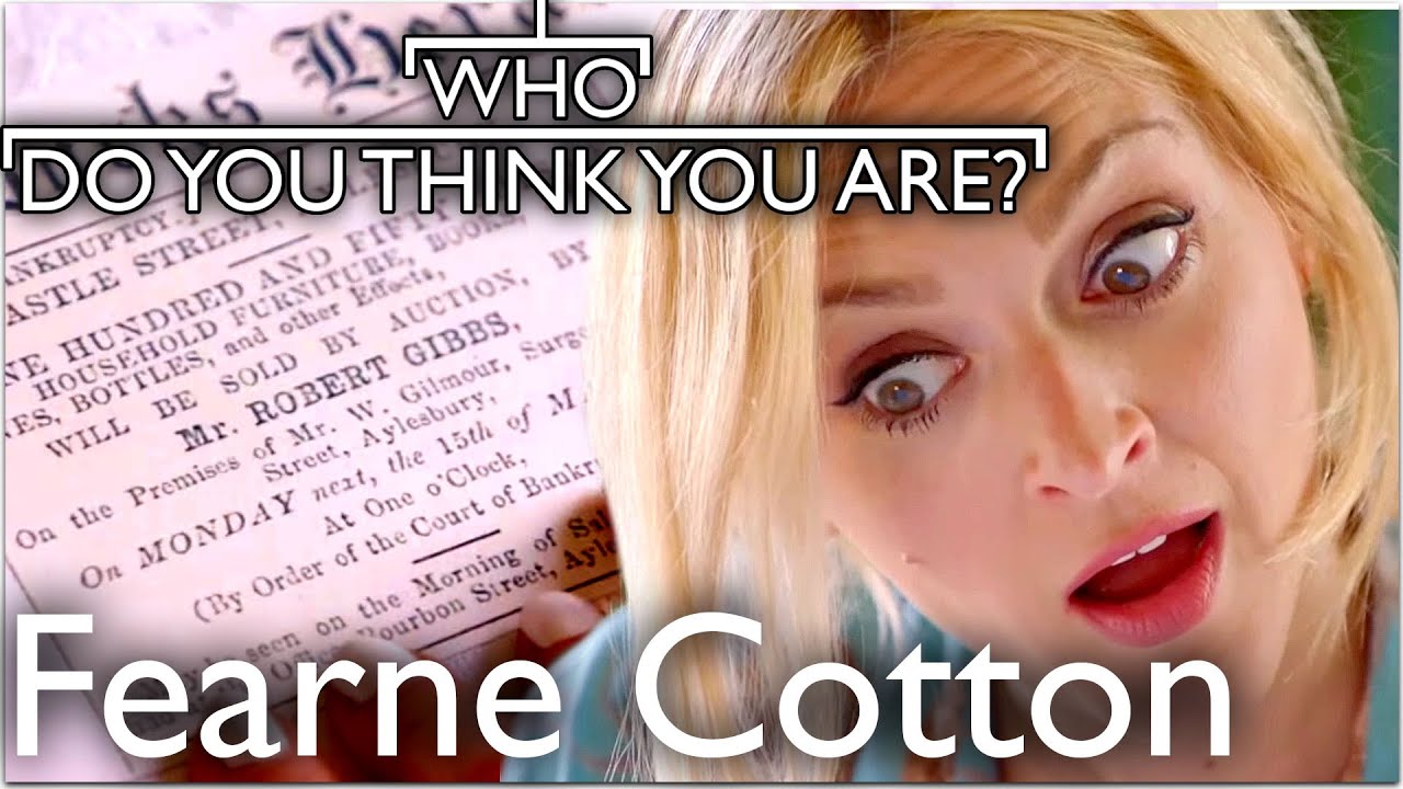 Fearne Cotton Shocked By Family Bankruptcy | Who Do You Think You Are