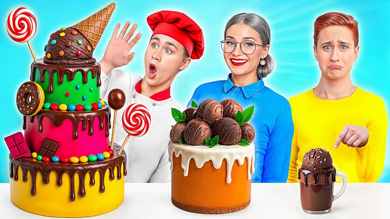 Кулинарный Челлендж: Я против Бабушки | Сумасшедший Челлендж от Multi DO Joy