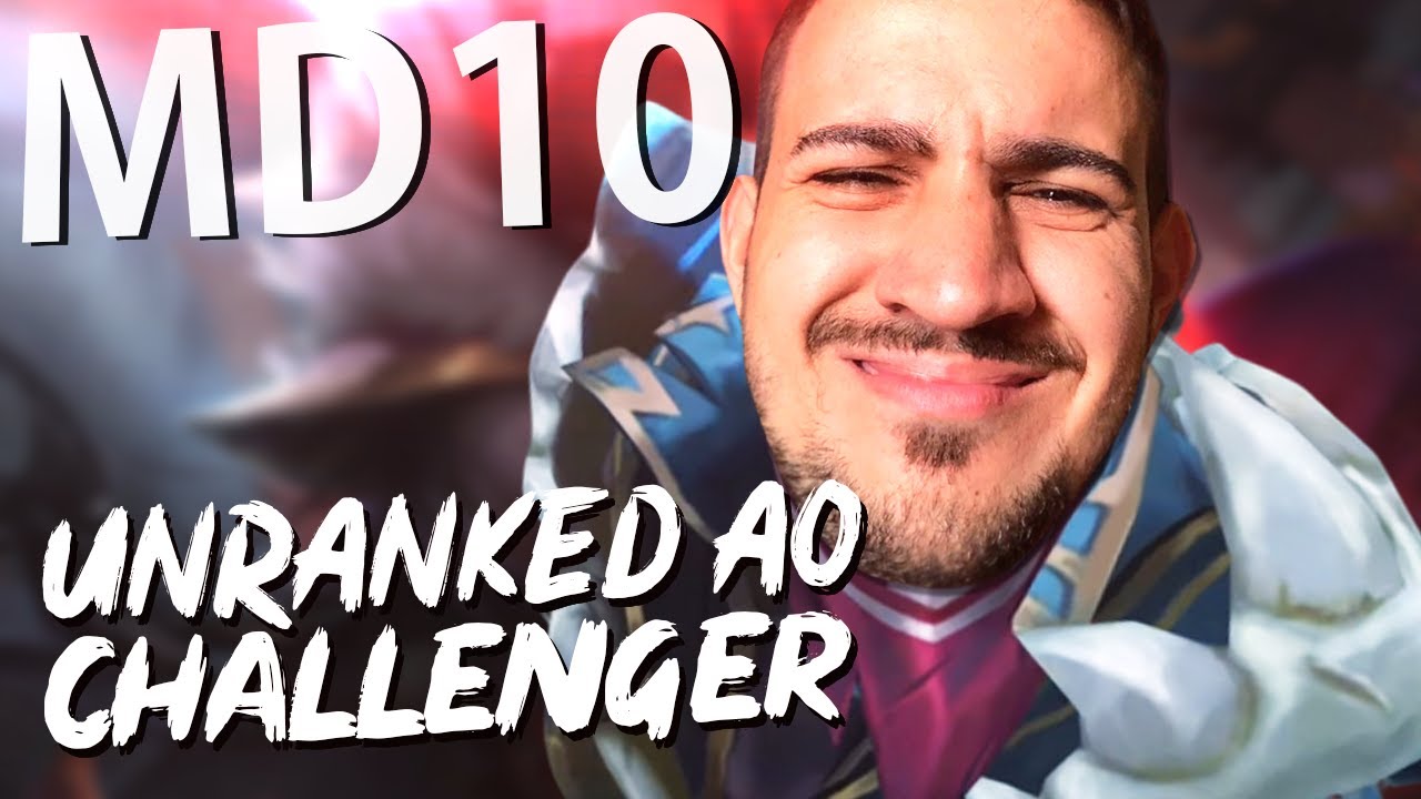 O INICIO DO UNRANKED AO CHALLENGER! | (MD10 PARTE 1)