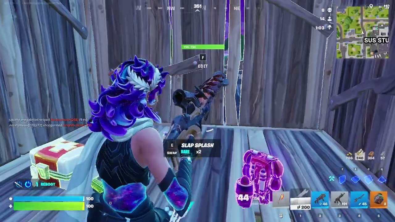 Am dat win pe relaod fornite?