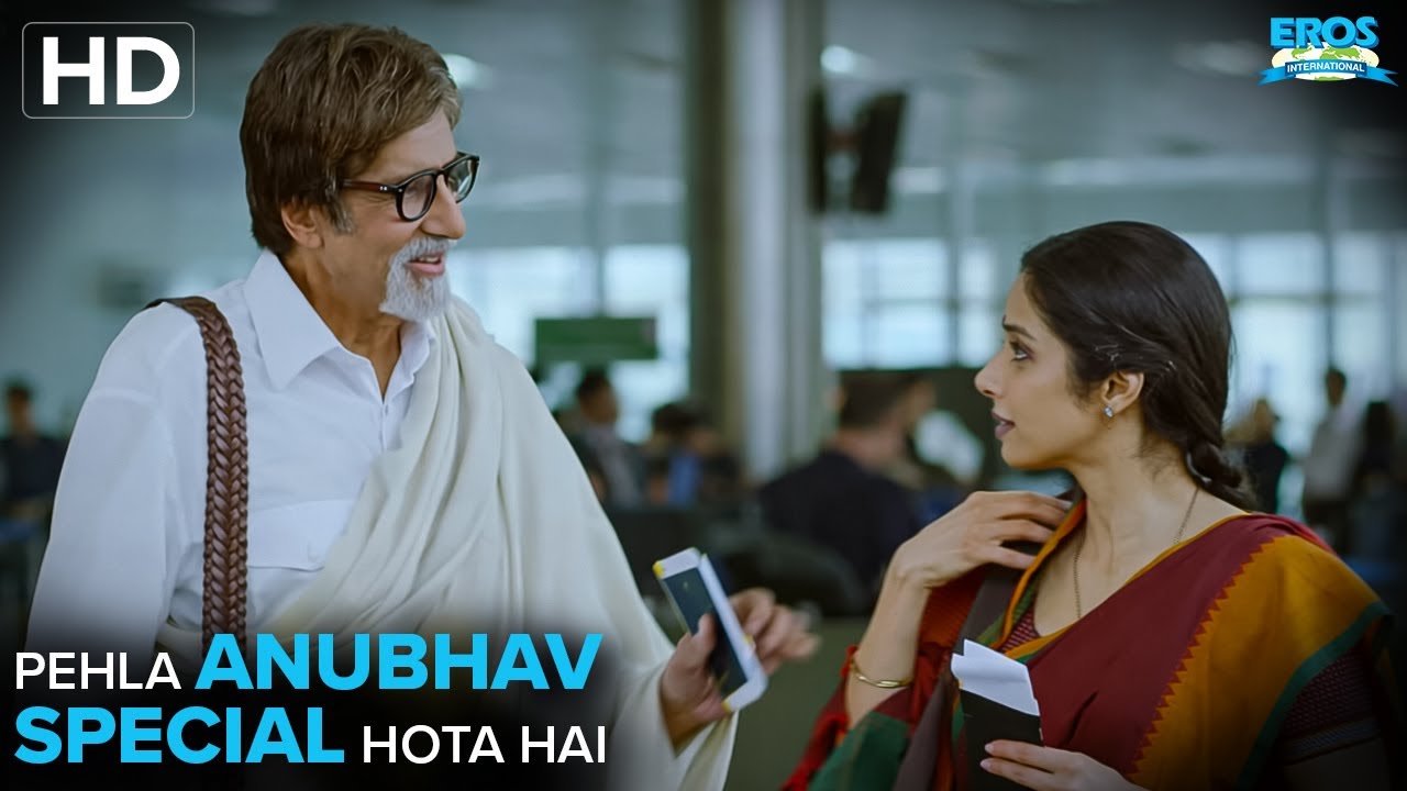 Funny Airport Moments ✈️ | Chalo Delhi | English Vinglish | Sridevi, Amitabh Bachchan, Vinay Pathak